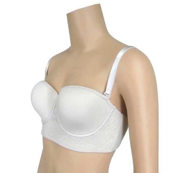 Annette Longline Multiway Bra Size 32C New Womens Nude Beige Strapless Underwire - Picture 3 of 10